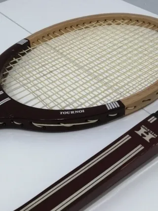 Raquetas de tenis de madera vintage