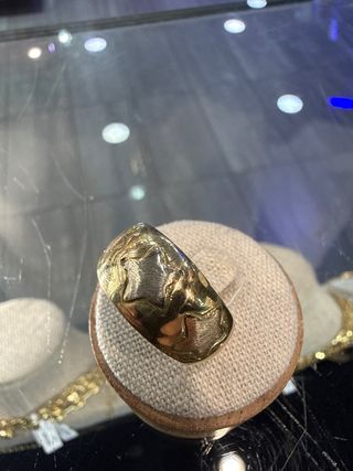 Anillo Oro 18k Estrellas 7.31g