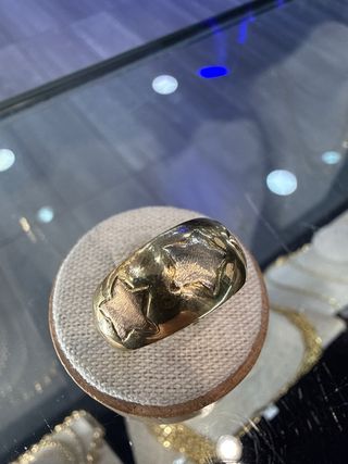 Anillo Oro 18k Estrellas 7.31g