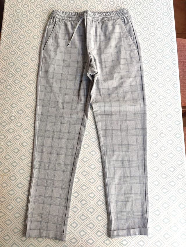 Pantalones Zara Jogger Cuadros