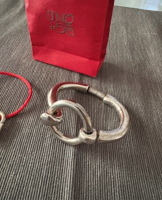 Pulsera Uno de 50 Mujer Plata