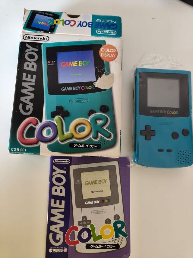 GameBoy Color Turquesa + Super Mario Land 2