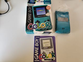 GameBoy Color Turquesa + Super Mario Land 2