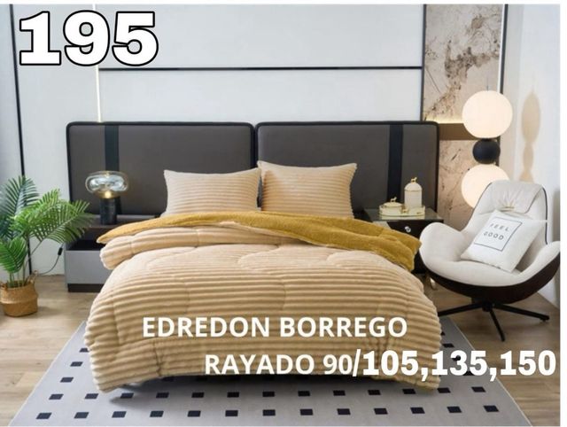 Edredón Borrego Rayado