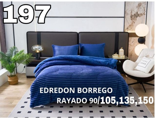 Edredón Borrego Rayado