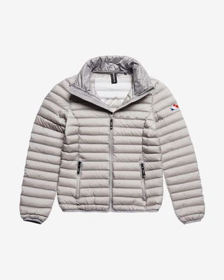 Chaqueta Superdry Core Down gris mujer