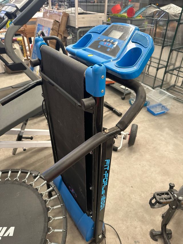 Cinta de correr Fit-Force azul