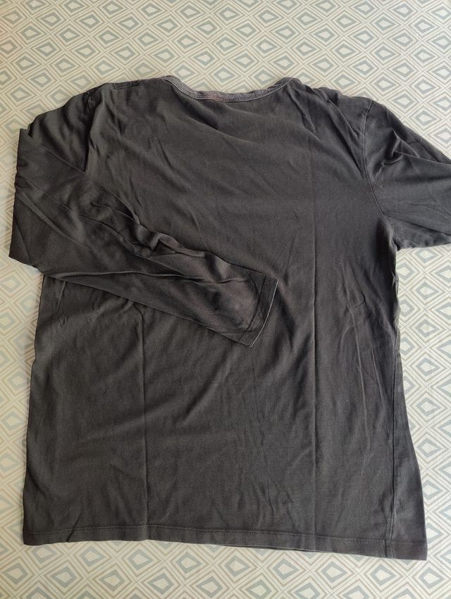 Camiseta negra manga larga Jack&Jones