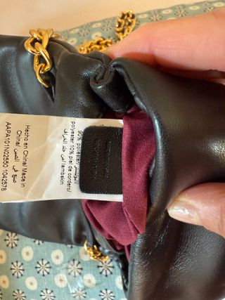 Bolso Clutch Piel napa corPurificación García negr