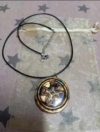 Colgante Cruz de Malta Templario Orgonita
