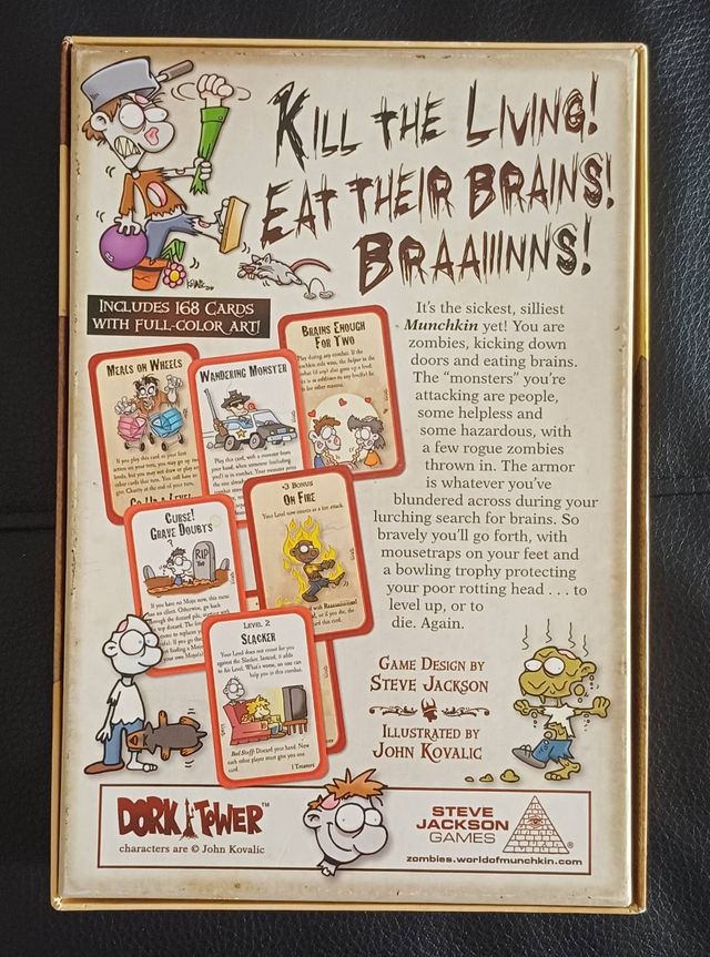 Munchkin Zombies - Jogo de Cartas Steve Jackson