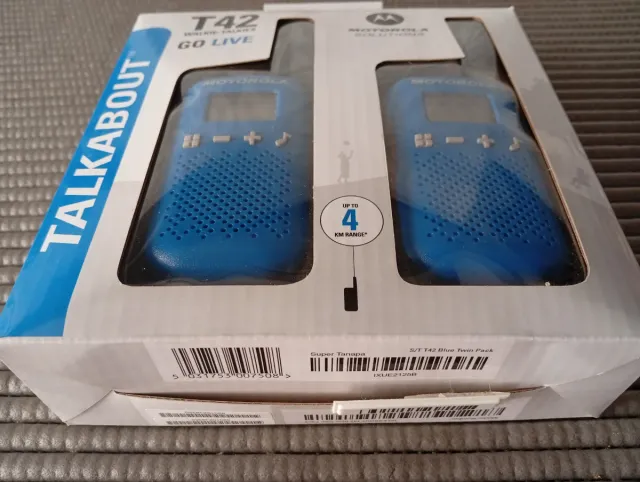 Walkie Talkies Motorola T42 Azul