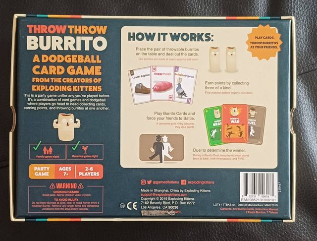 Throw Throw Burrito Edição Kickstarter