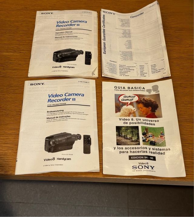 Sony Handycam Video 8 Digital Zoom 24x