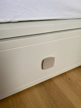 Cama nido 105 cm lacada blanca