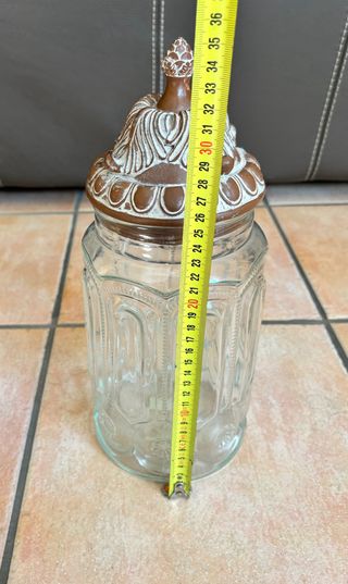 Barottolo in vetro trasparente Lorenzongift