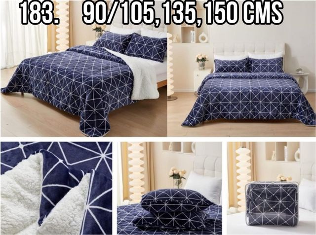 Manta edredón con borreguito