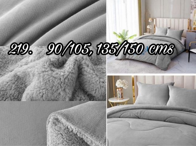 Manta edredón con borreguito