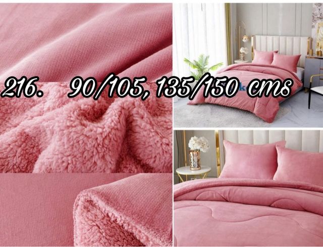 Manta edredón con borreguito