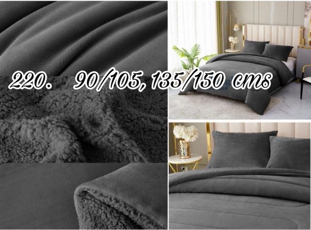 Manta edredón con borreguito