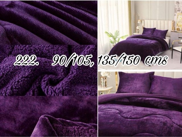 Manta edredón con borreguito