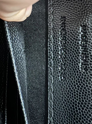 Bolso Saint Laurent Negro Piel Dorado