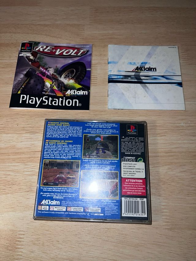 Re-Volt PS1 (PlayStation 1) Juego Carreras