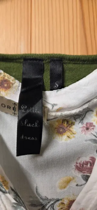 Vestido de punto verde S