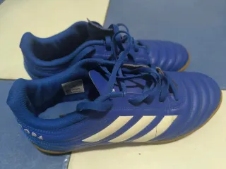 Zapatillas Adidas Copa Azul y Blanco