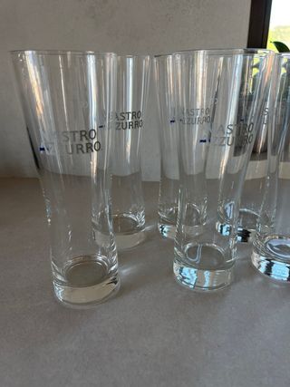 Set 6 Bicchieri Nastro Azzurro Originali