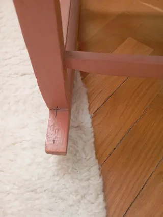 Mecedora infantil de madera