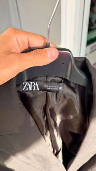 Americana Zara Negra Mujer