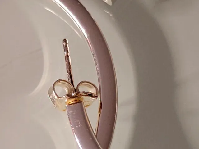 Pendientes Aro Plateados