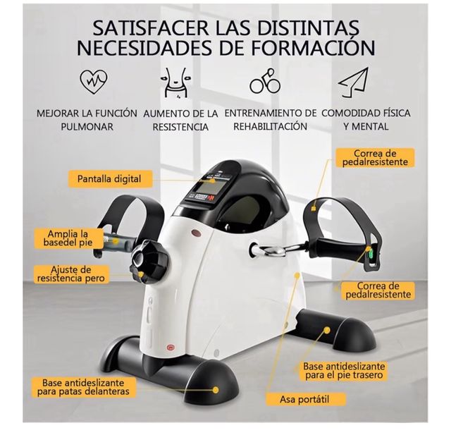 Bicicleta estática mini para ejercicio
