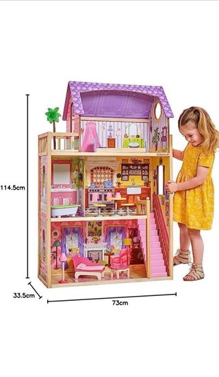 Casa delle bambole Barbie KidKraft con mobili