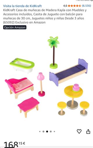 Casa delle bambole Barbie KidKraft con mobili