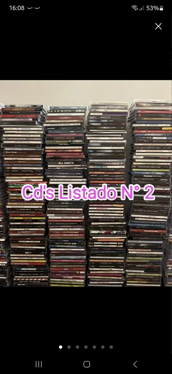 CD'S originales. Más de 600 Títulos. Listado 2.