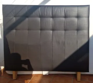 Cabecero Cama 135 Cuadrado Piel Sintética
