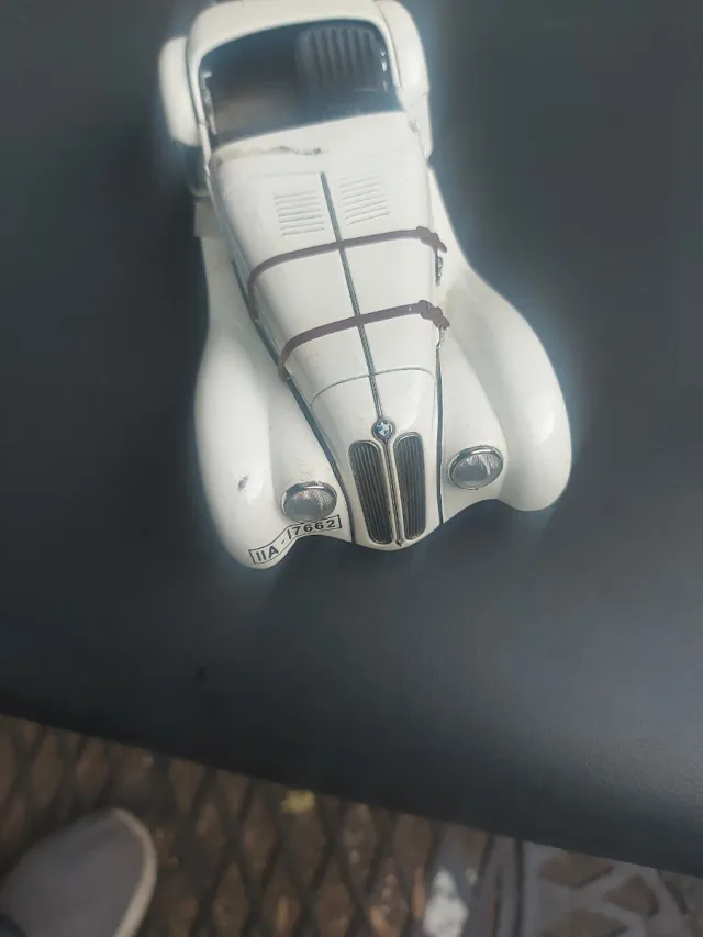 BMW 328 Roadster Miniatura Bianca