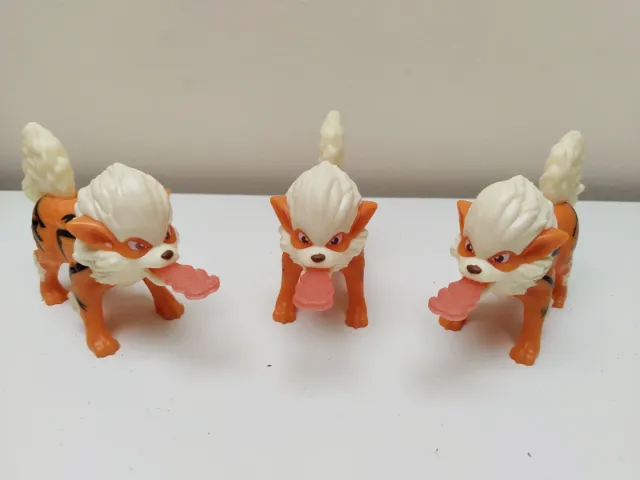 3 Figuras Pokémon Arcanine