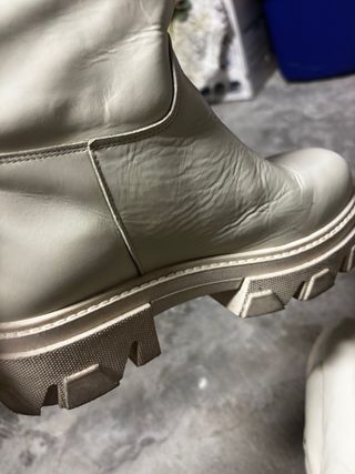 Stivali alti in pelle Made in Italy n.39