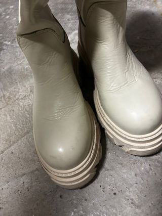 Stivali alti in pelle Made in Italy n.39