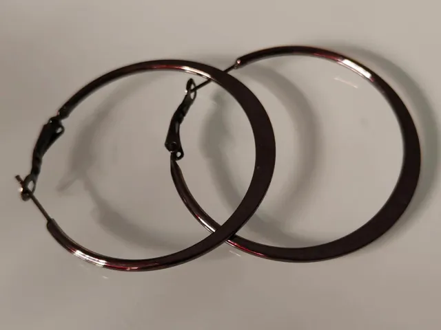 Pendientes Aro Negros