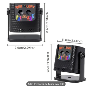 Parlante Karaoke 3 Micrófonos + Luz + Estuche