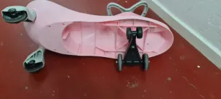 Correpasillos rosa con volante