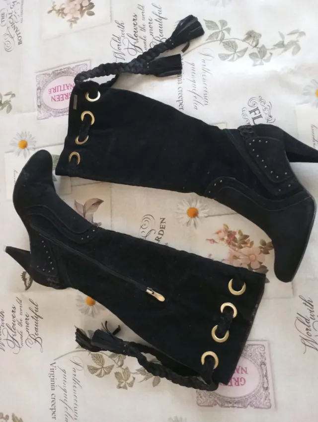 Stivali alti neri Angelina Taglia 39