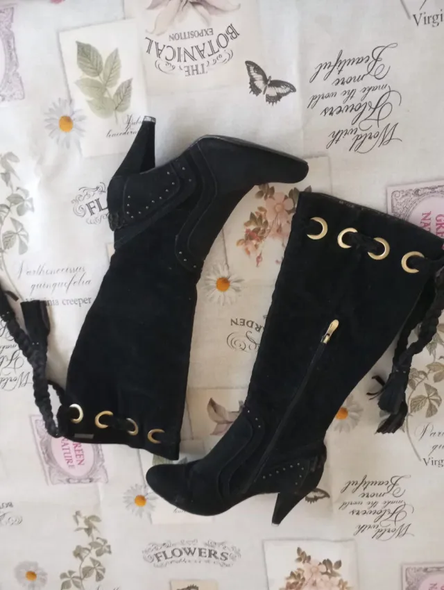 Stivali alti neri Angelina Taglia 39