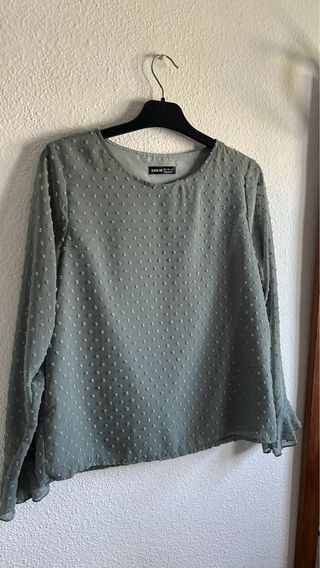 Blusa manga larga