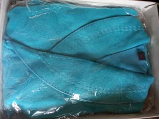 Vestaglia donna invernale color turchese