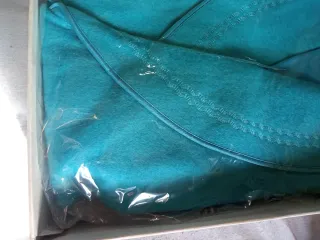 Vestaglia donna invernale color turchese